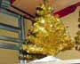 Gold Foil Xmas Tree