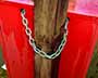 Red Paper Box Chained