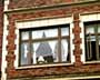 Fancy Curtains in Window